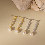 STMG Freshwater Pearl Drop Earrings in 2 colours