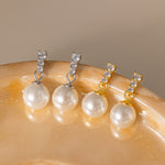 STMG Pearl Dangle Earrings in 2 colours