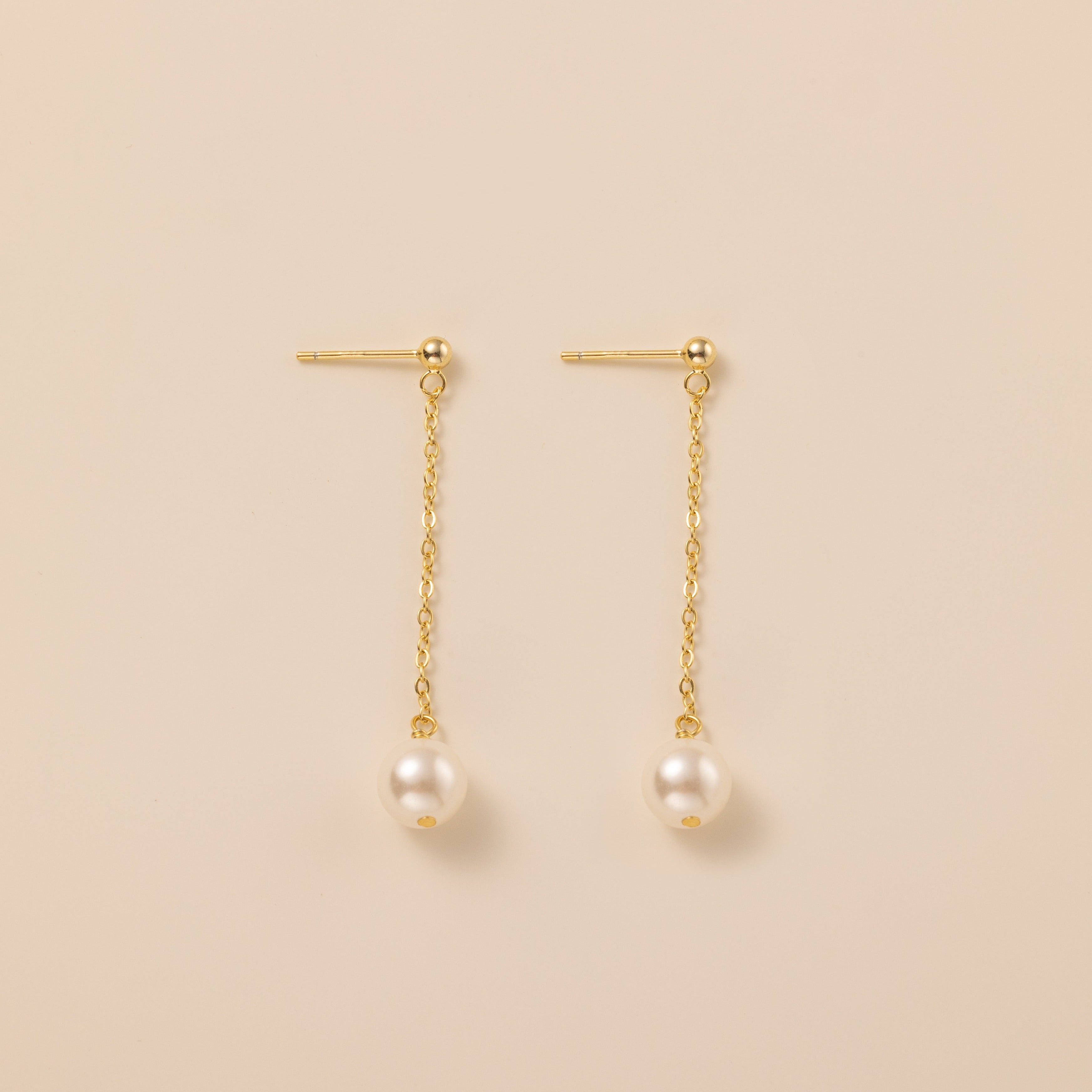 STMG Pearl Drop Dangle Earrings