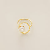 STMG Natural Baroque Pearl Ring