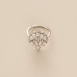 STMG Pearl with Diamond Adjustable Ring