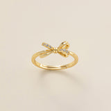 Bowknot with CZ Ring