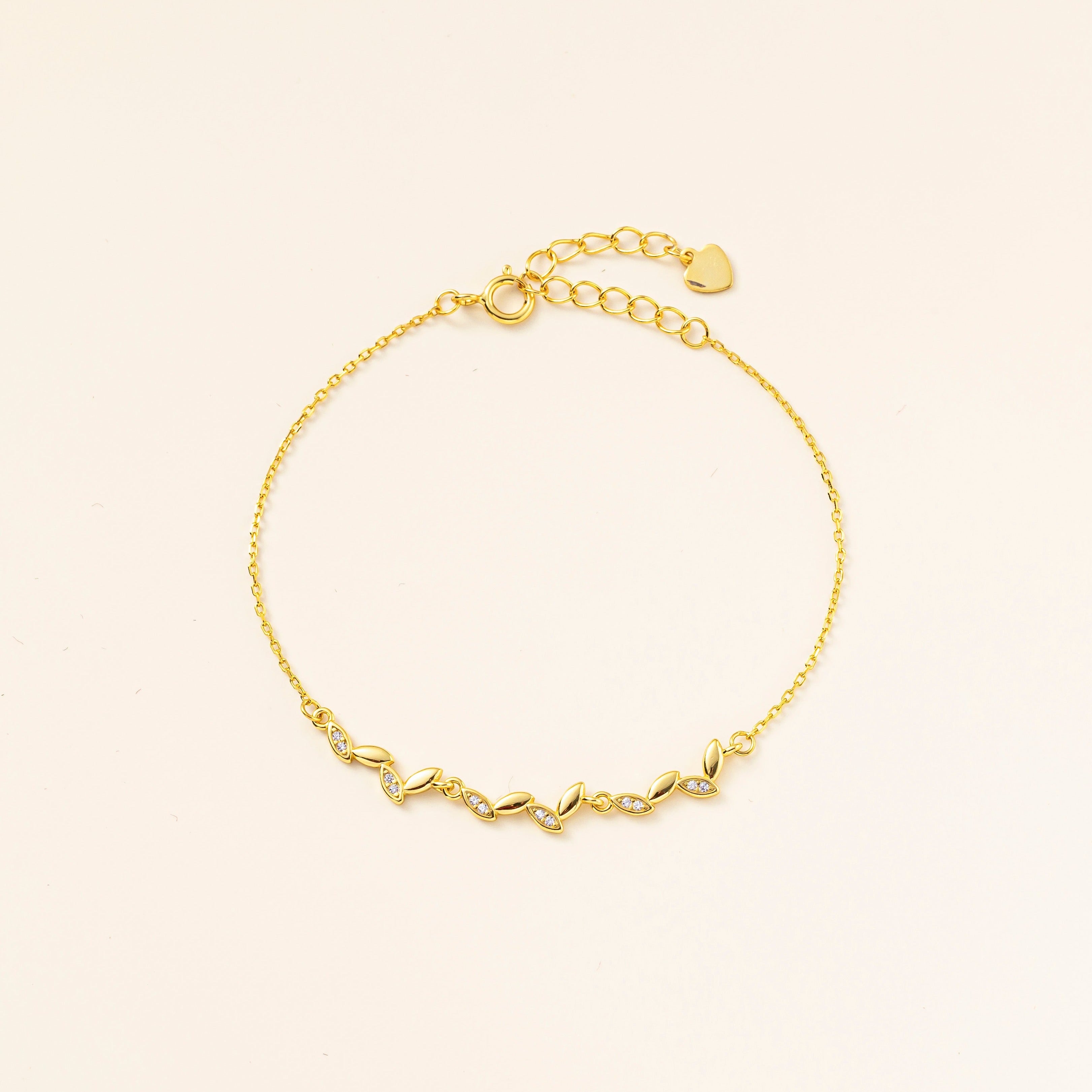 Olive Leaf Bracelet - BearJewl Jewelry for you