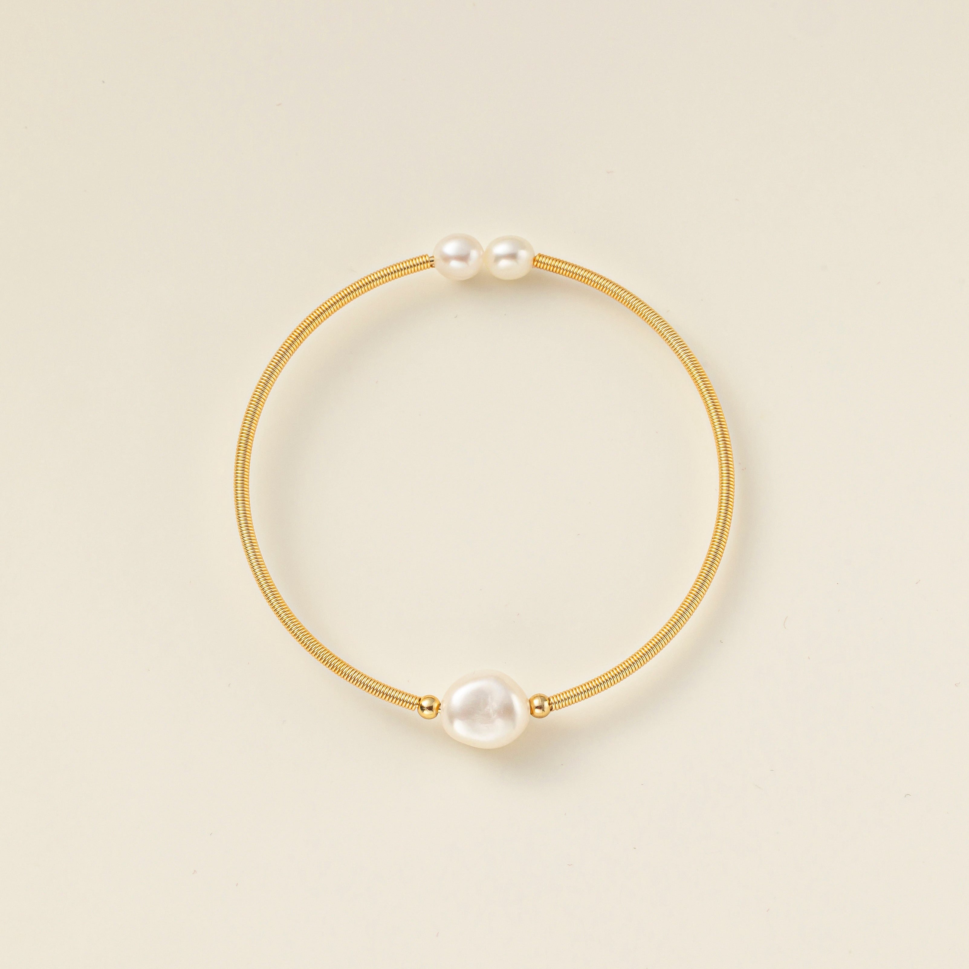 STMG Single Natural Pearl Bracelet