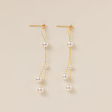 STMG Pearl Dangle Earrings