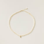 STMG Natural Pearl with CZ Pendant Necklace