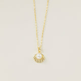 STMG Pearl on Seashell Necklace