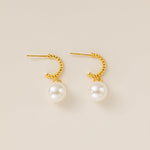 STMG Pearl Dangle Earrings