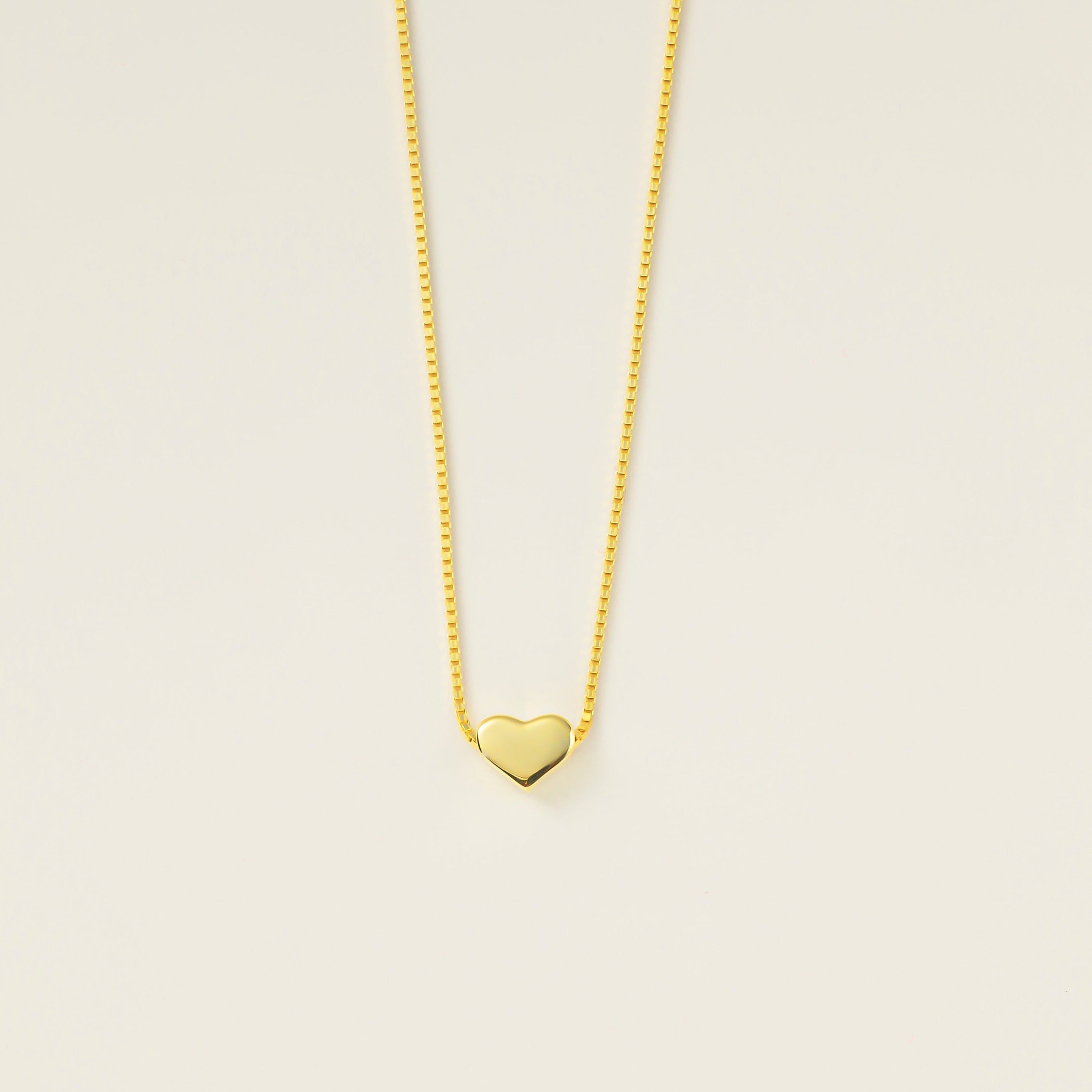 STMG Sweet Heart Necklace in gold