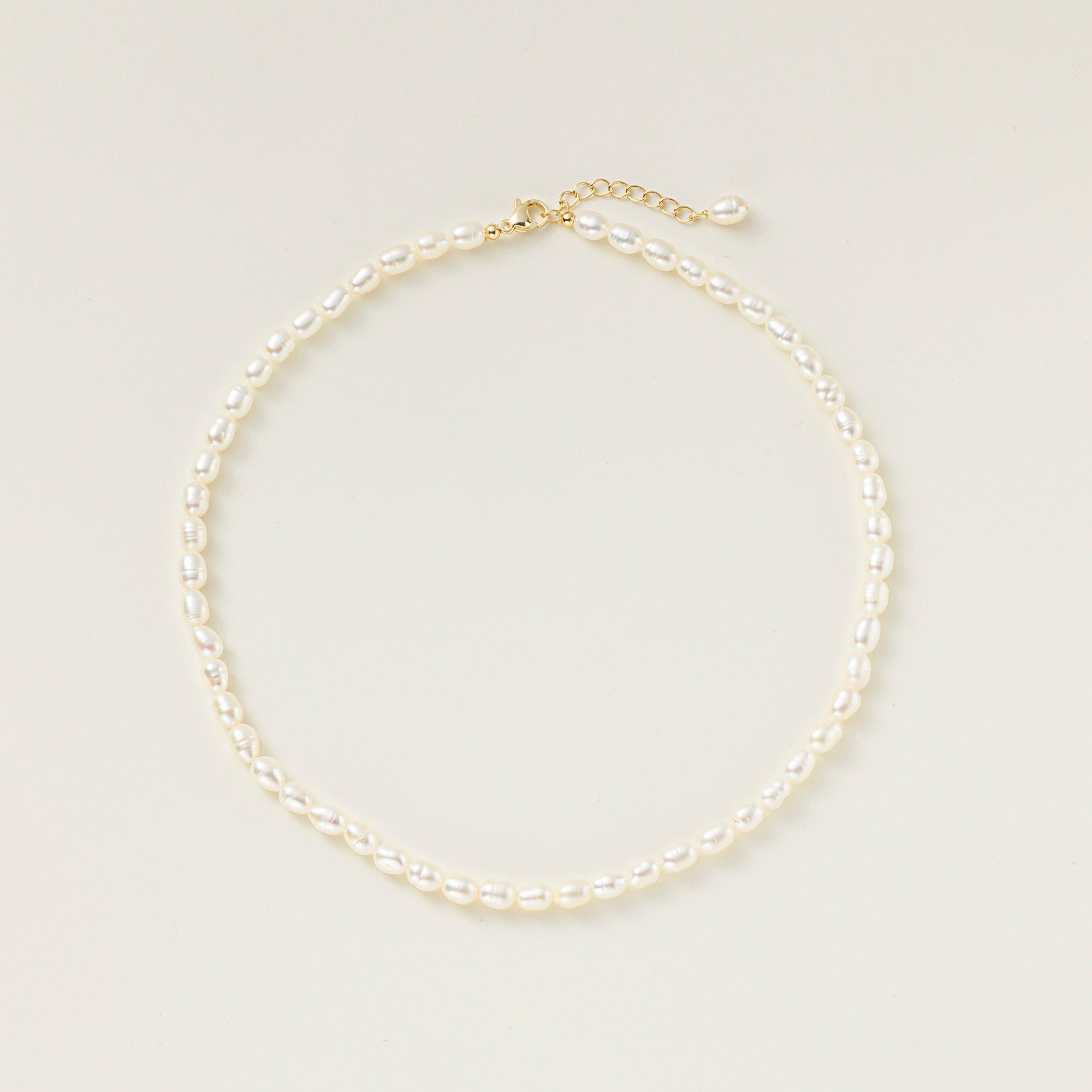 STMG Natural Pearl Choker Necklace