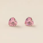 STMG Pink Heart Stud Earrings