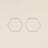 Geometric Hexagon Hoops