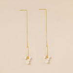 STMG Pearls Dangle Threader Earrings