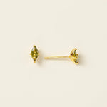 STMG Olive Green Stud Earrings 