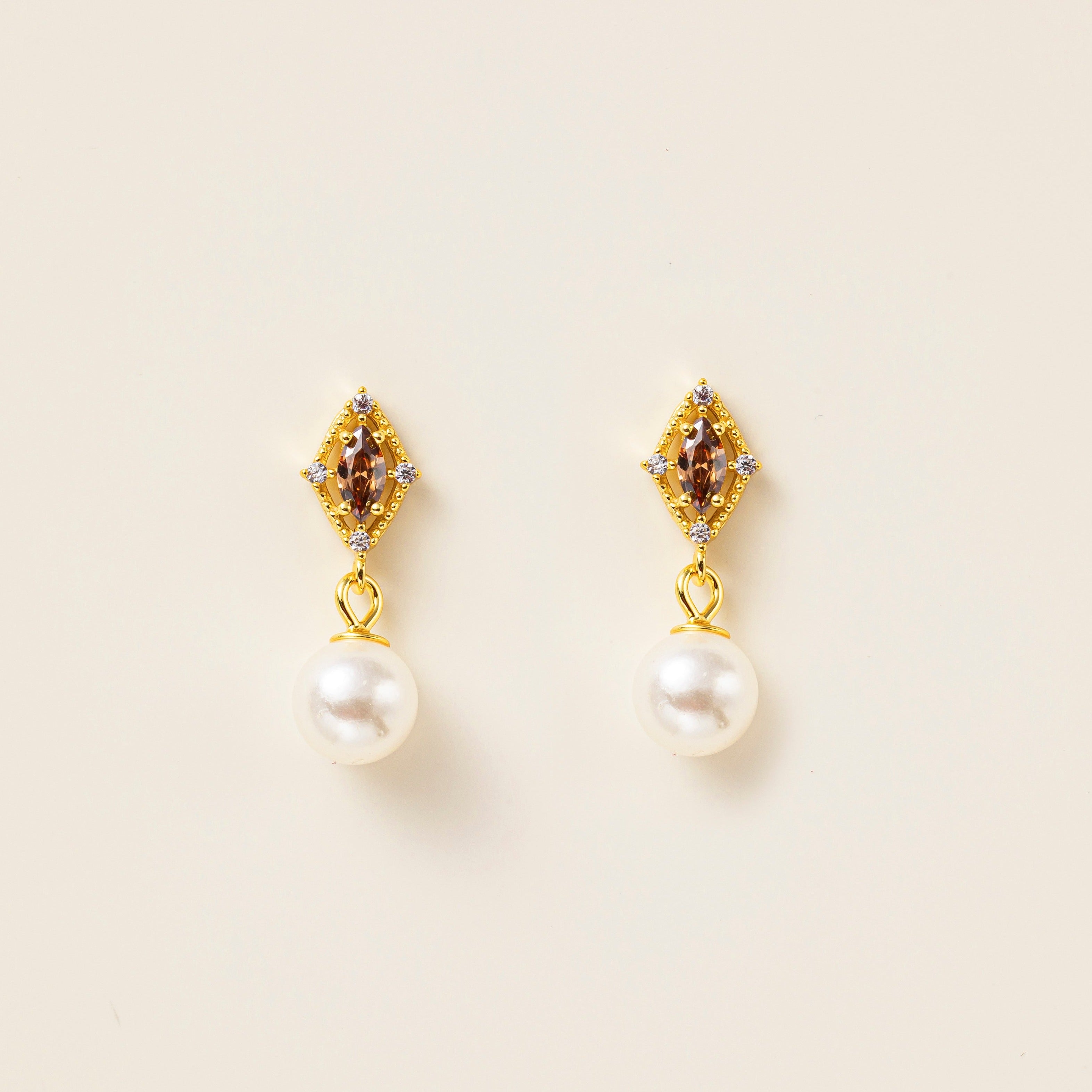 STMG Pearl Dangle Earrings