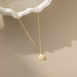 STMG Pearl on Seashell Necklace