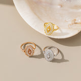 STMG Mother of Pearl Vintage Adjustable Ring in 3 colours