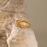 Vine Adjustable Ring (S925)