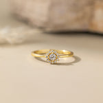 STMG Sunflower Ring in gold 