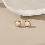 STMG Natural Pearl Stud Earrings