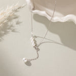 STMG Pearl Necklace in silver