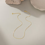 STMG Minimalist Snake Chain Necklace in gold