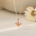 STMG Natural Rose Quartz Necklace