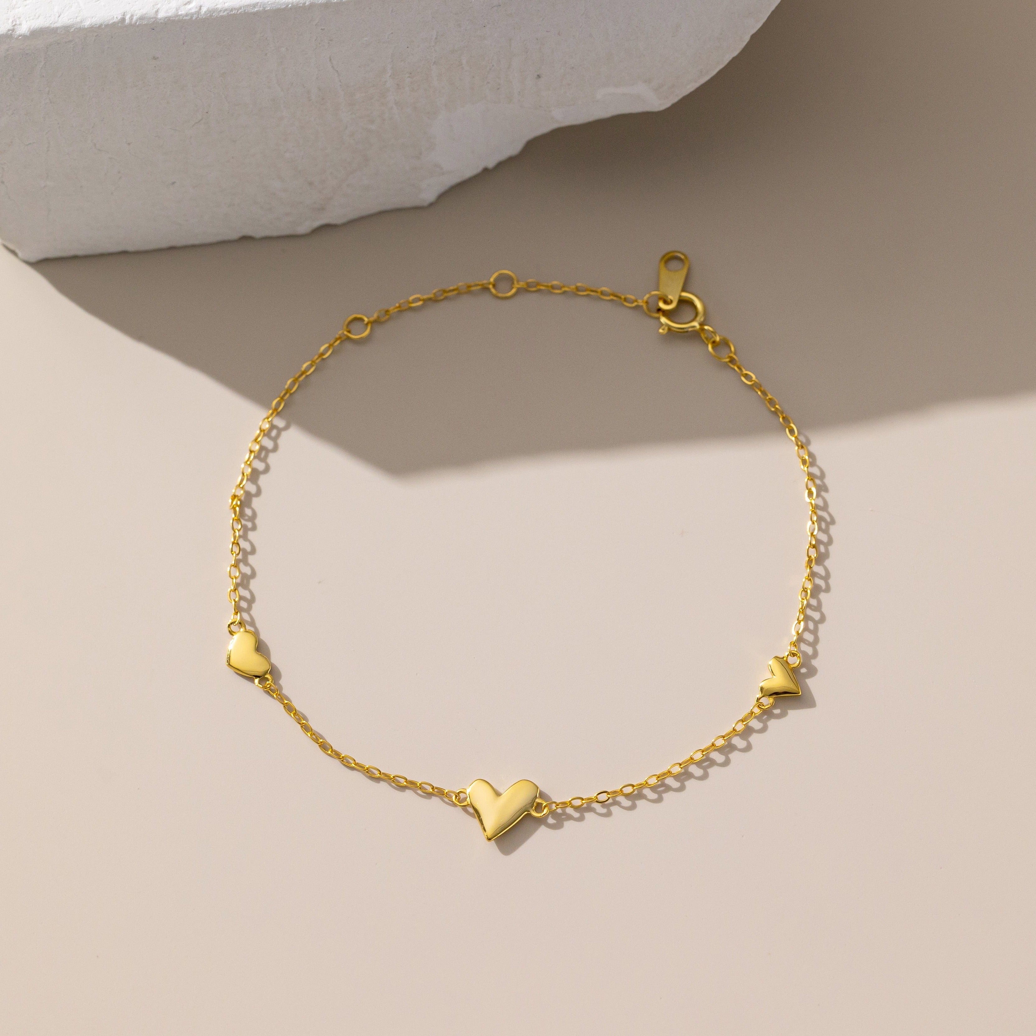 STMG Sweet Heart Bracelet in gold