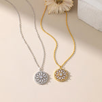 STMG Sparkling Sunflower Necklace in 2 colours