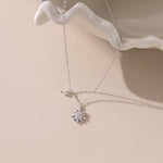 STMG Snowflake Necklace in silver