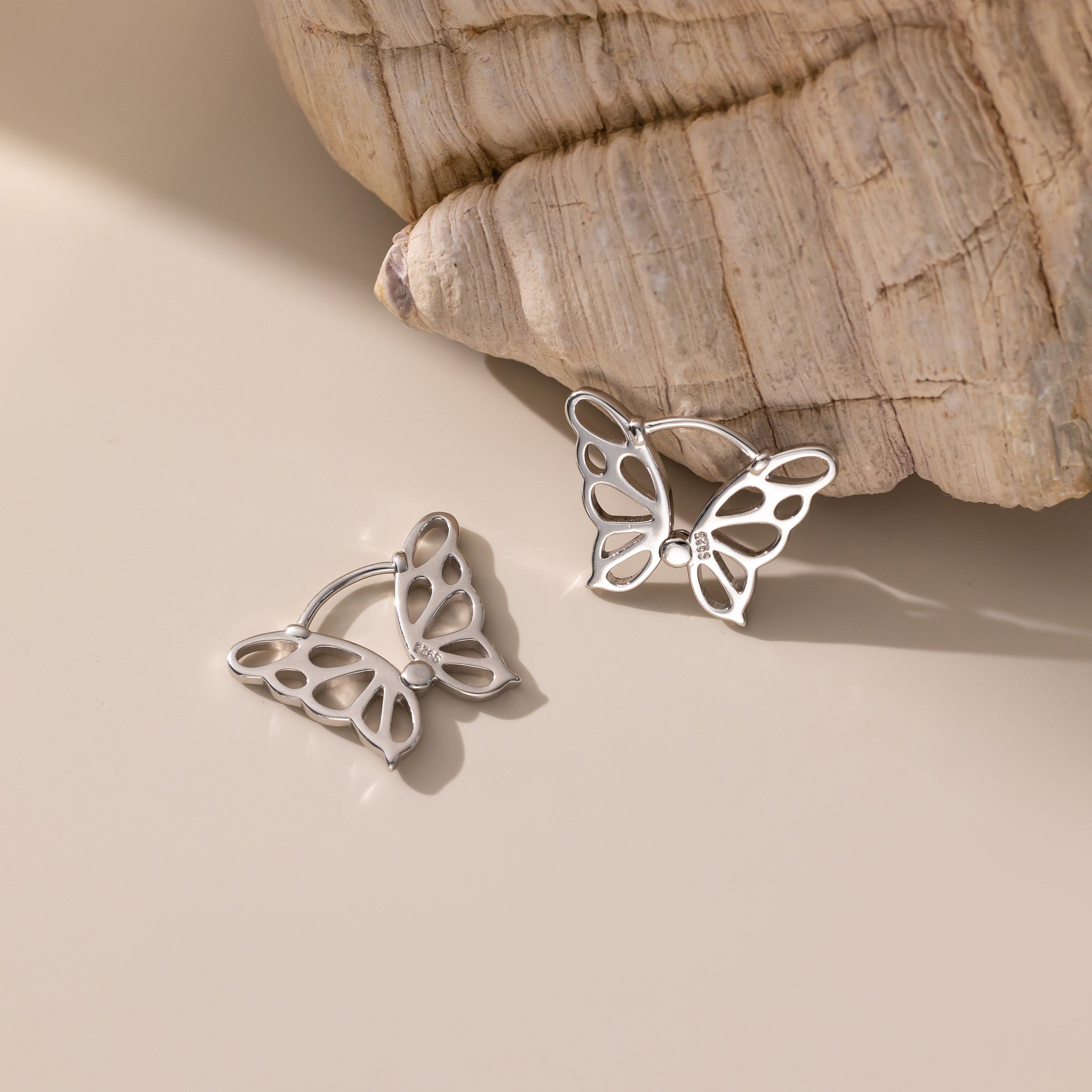 STMG Minimalist Butterfly Hoops