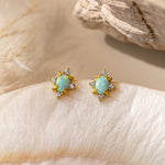 STMG Tiny Opal Starburst Earrings