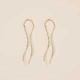 Boucles d’oreilles Wave Dangle Threader (S925)