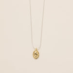 STMG Queen Oval Medal Necklace