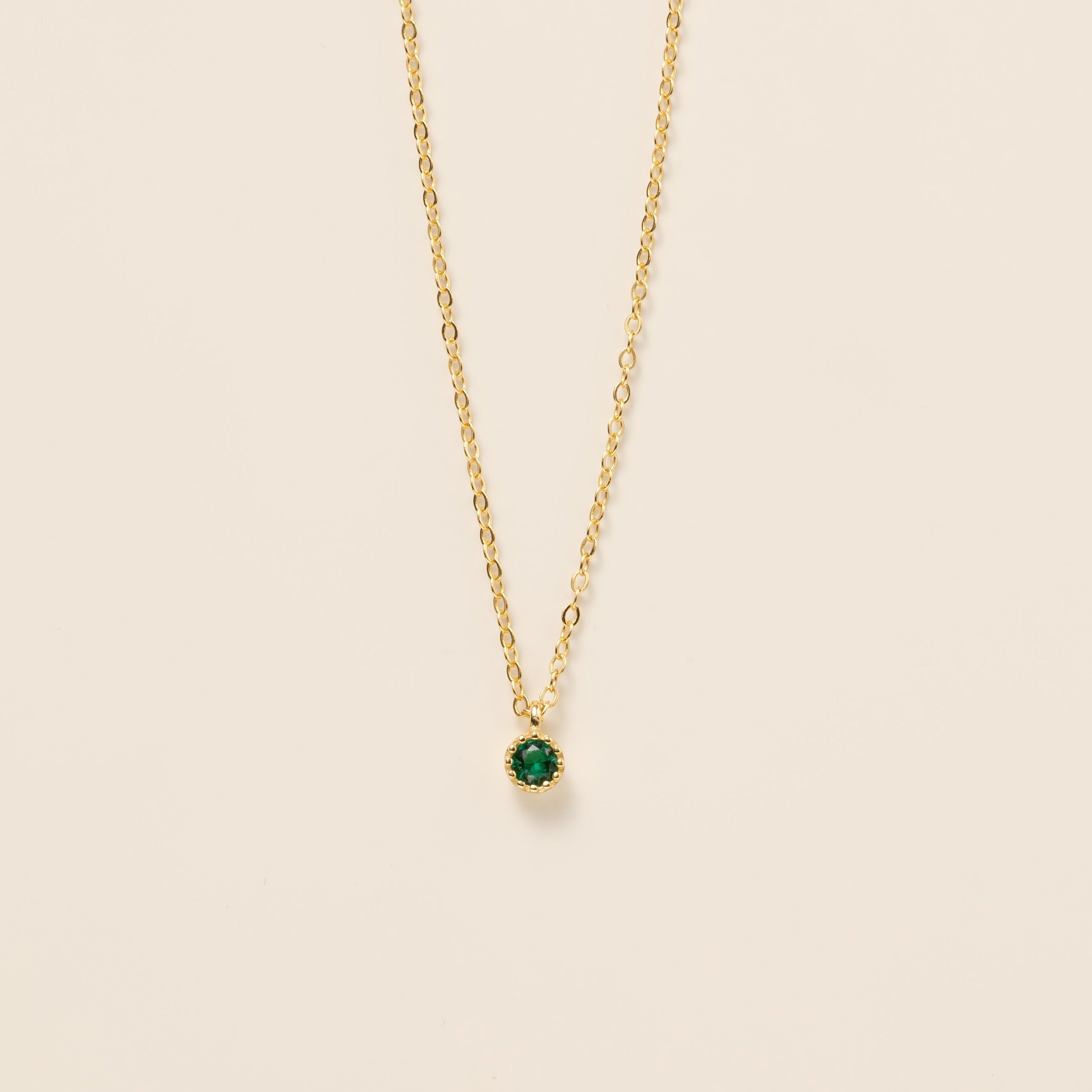 STMG Green Emerald Necklace