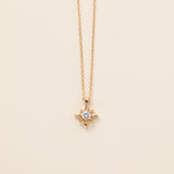 STMG Starburst Necklace in gold