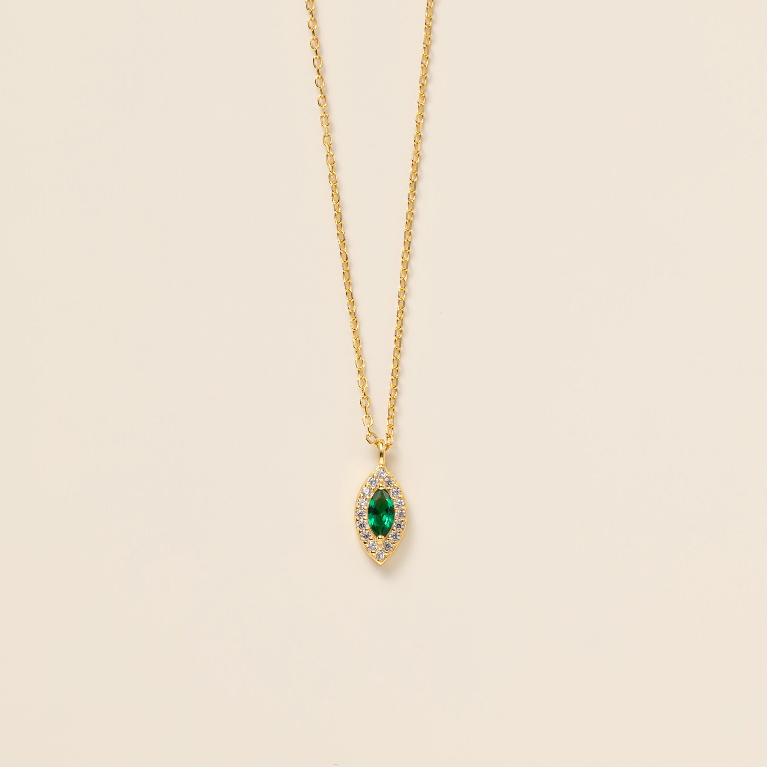 STMG Green Emerald Necklace