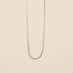 STMG Minimalist Herringbone Chain Necklace