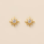 STMG Star Stud Earrings in gold