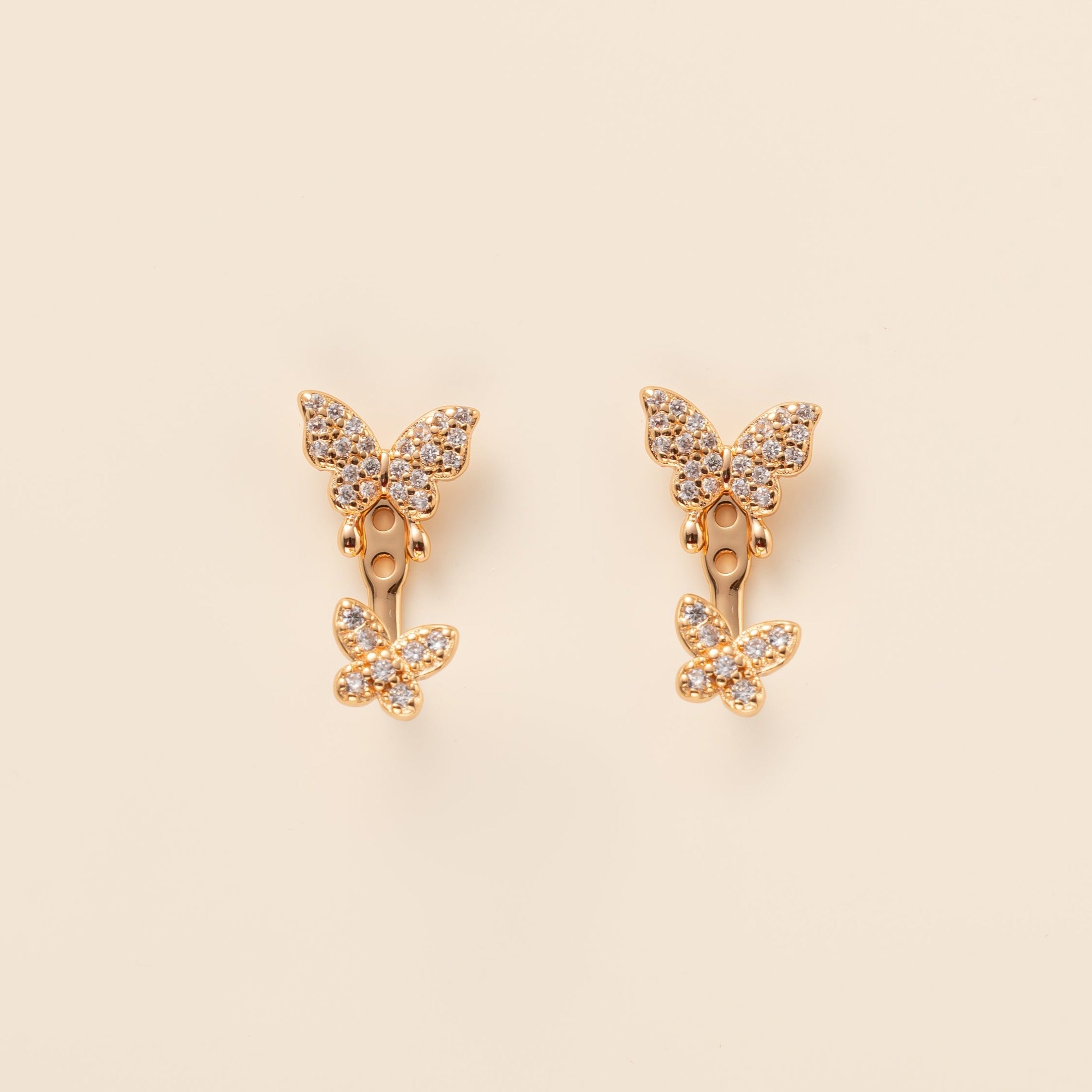 STMG Tiny Butterfly Stud Earrings