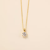 STMG Sparkling Diamond Necklace in gold