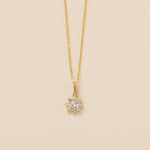 STMG Sunflower Necklace in gold