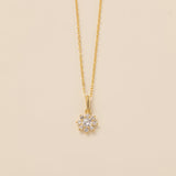 STMG Sunflower Necklace in gold