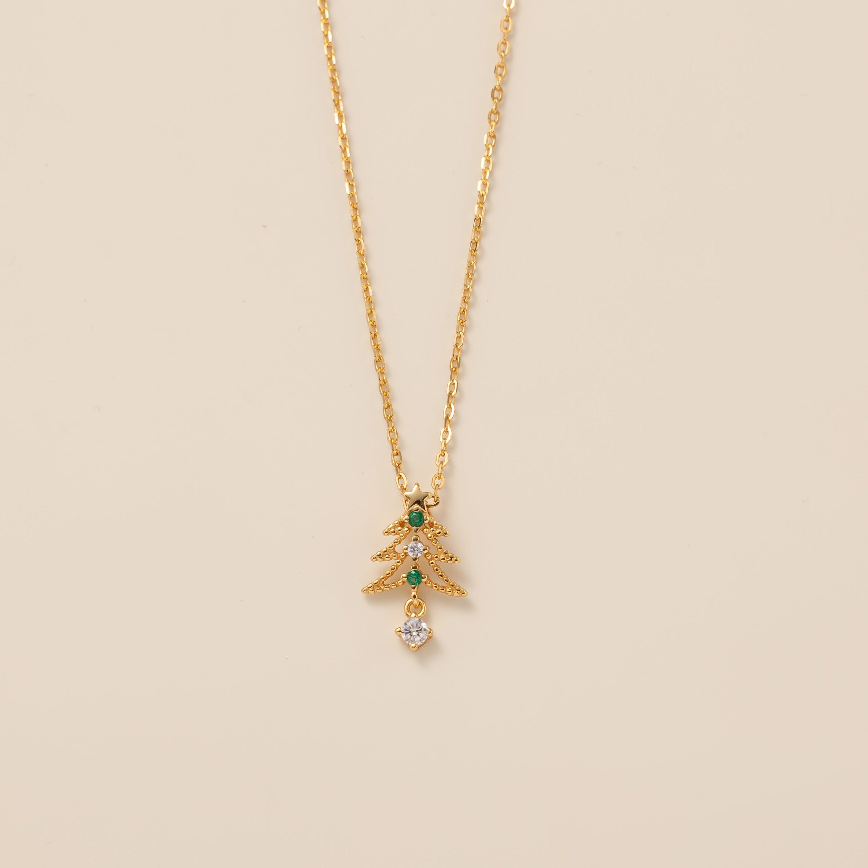 Christmas Tree Necklace