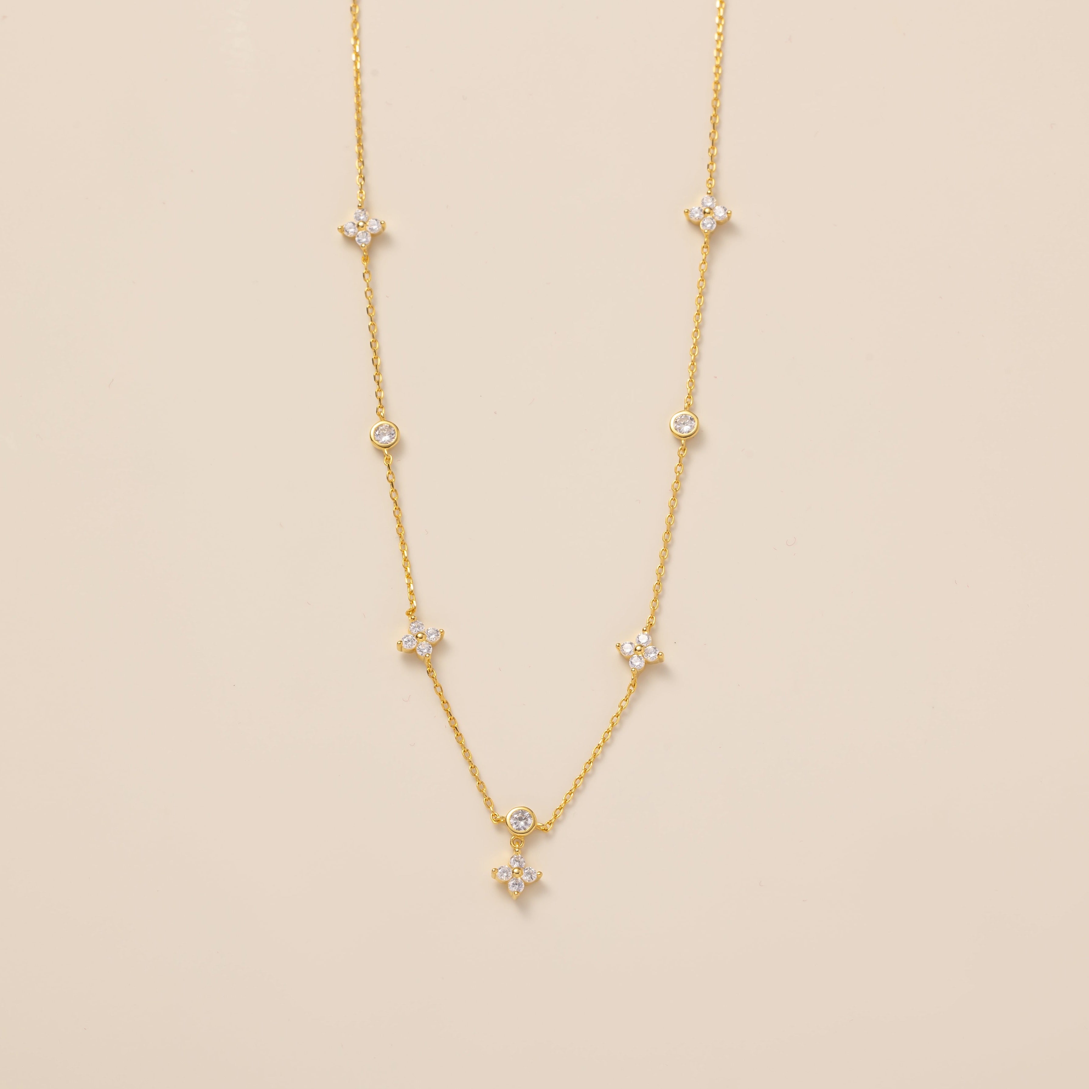 4-Leaf Clover Necklace in gold 