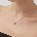 Collier de grains de café (S925)