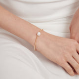 STMG Single Natural Pearl Bracelet on hand