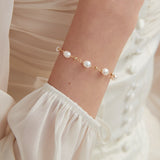 STMG Natural Freshwater Pearl Bracelet on hand