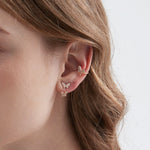 STMG Tiny Butterfly Stud Earrings on ear