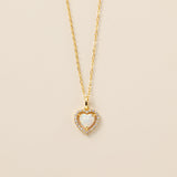 STMG Opal Sweet Heart Necklace